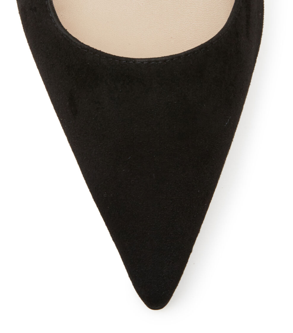 Stuart Weitzman STUART 75 PUMP BLACK S7009SUEBLK