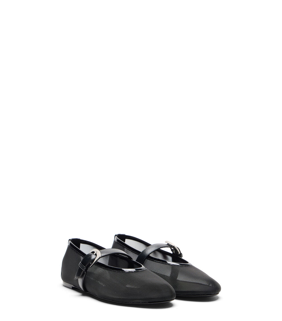 Stuart Weitzman SAI BAREITALL MARY JANE BLACK SN511MGPBLK