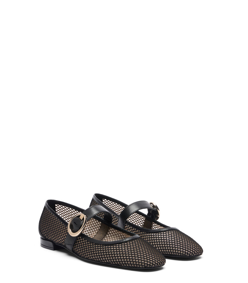 Stuart Weitzman ARABELLA MARY JANE BLACK SK959NEABLK