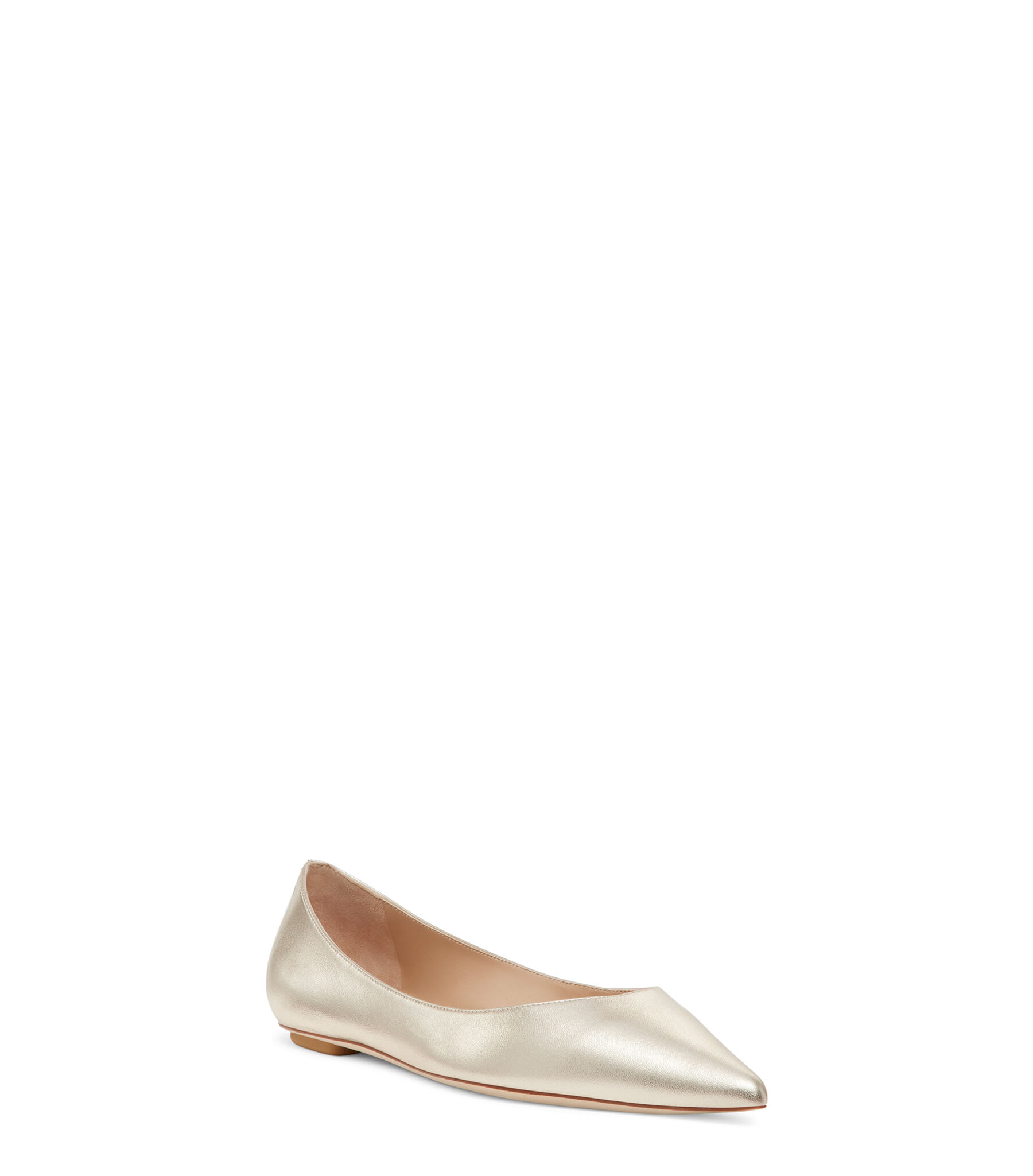 EMILIA FLAT in LIGHT GOLD for Women Stuart Weitzman UK