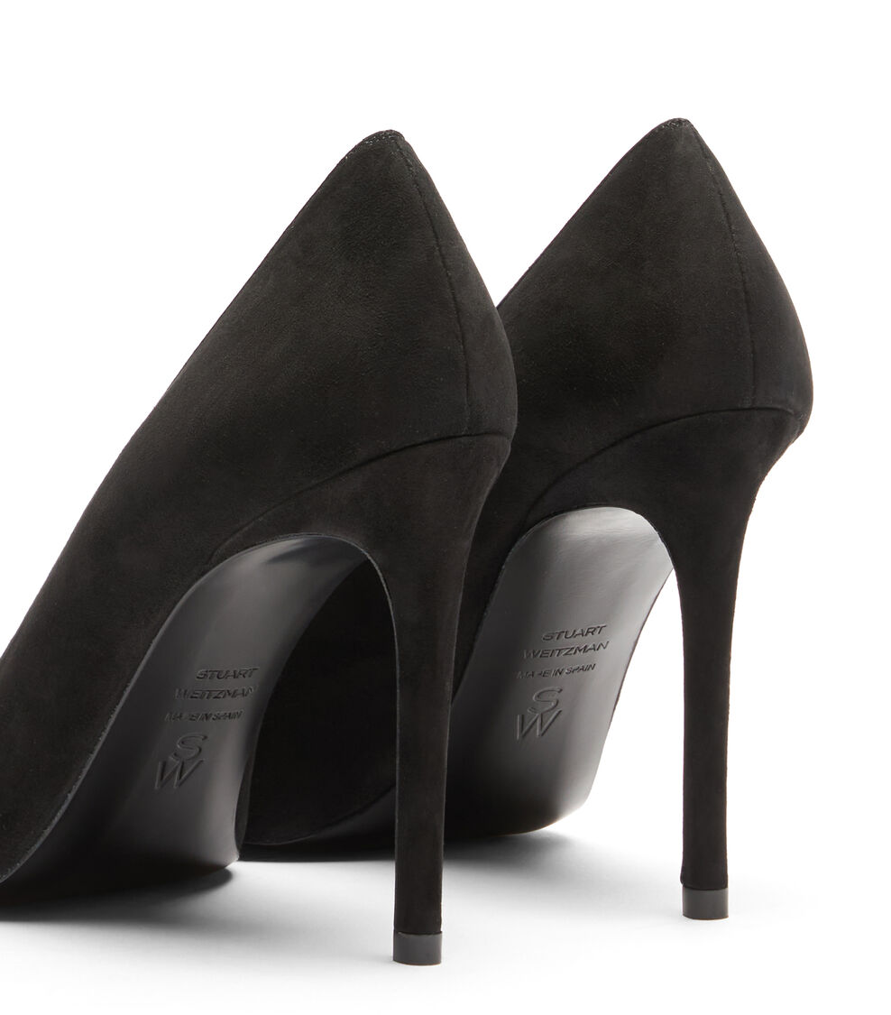 Stuart Weitzman STUART POWER 100 PUMP BLACK SJ954SUEBLK