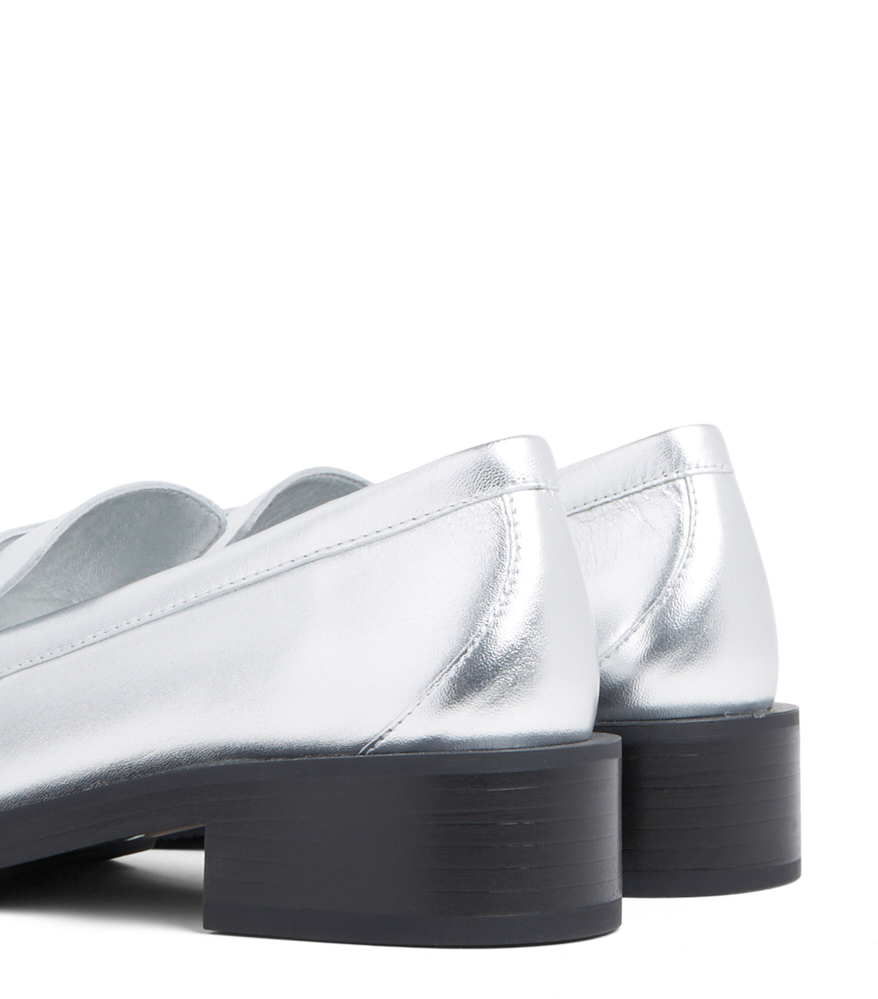 PALMER BOLD LOAFER in SILVER for Women Stuart Weitzman UK