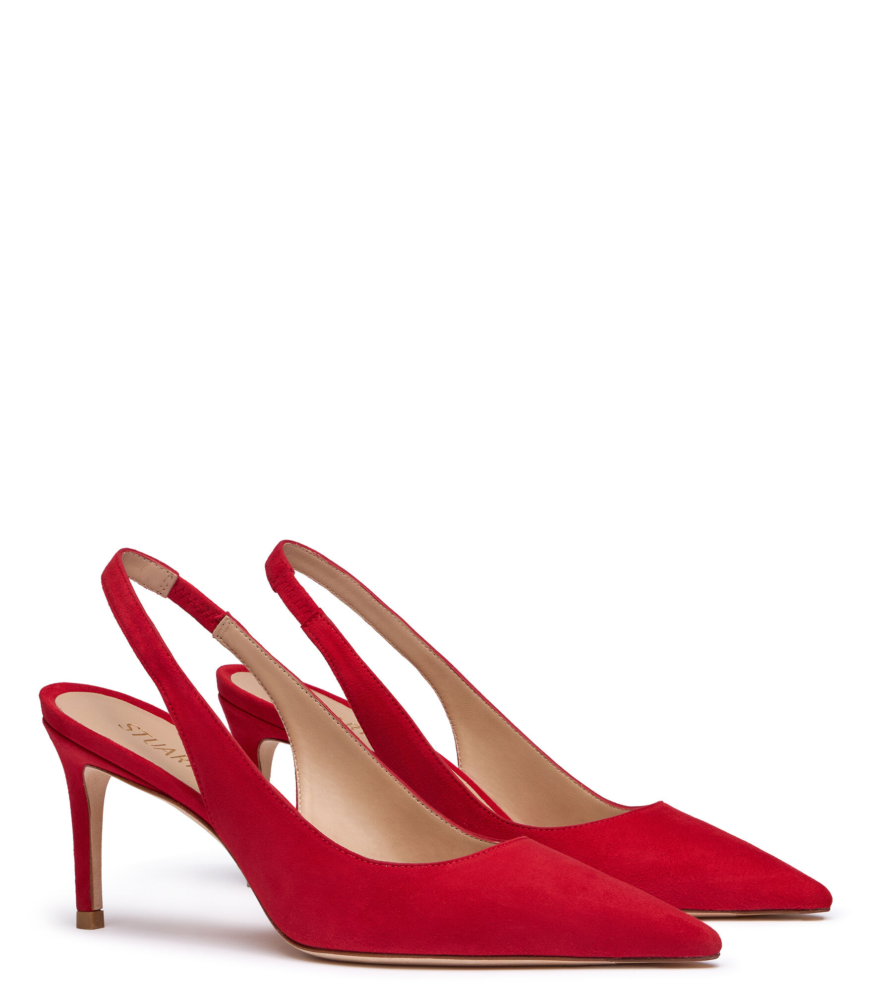 STUART 75 SLINGBACK PUMP in CILIEGIA da Donna Stuart Weitzman