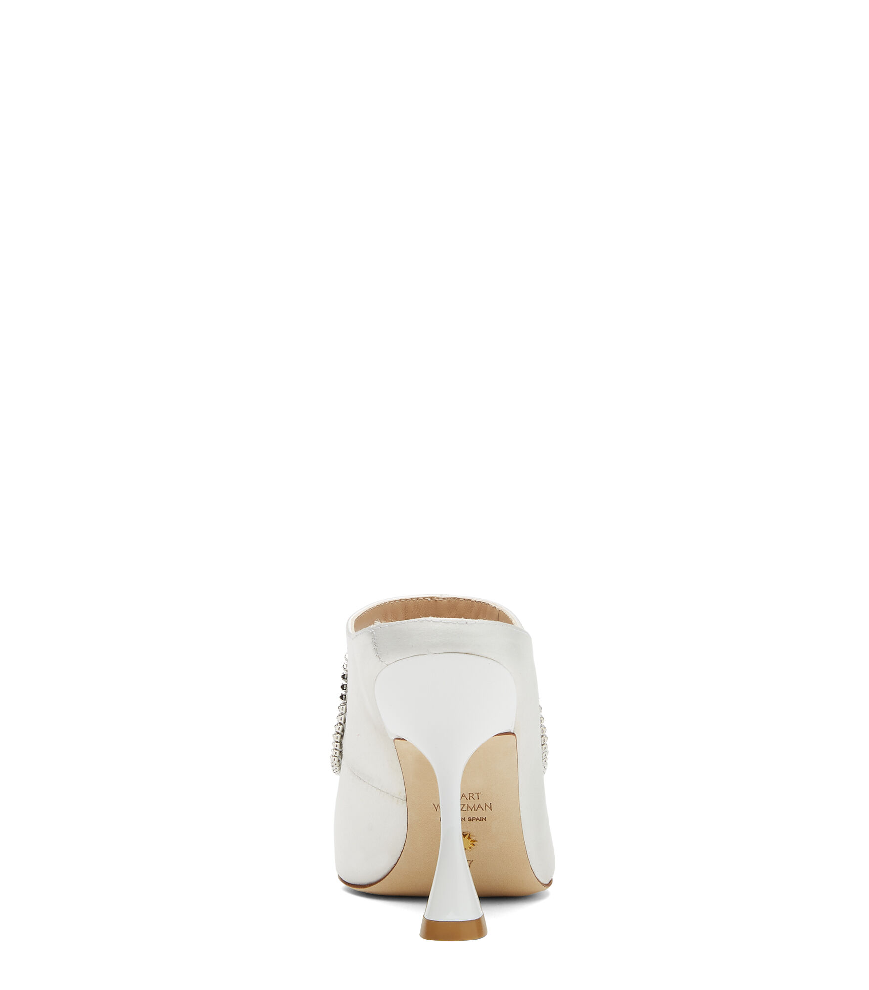 Stuart weitzman white mules sales
