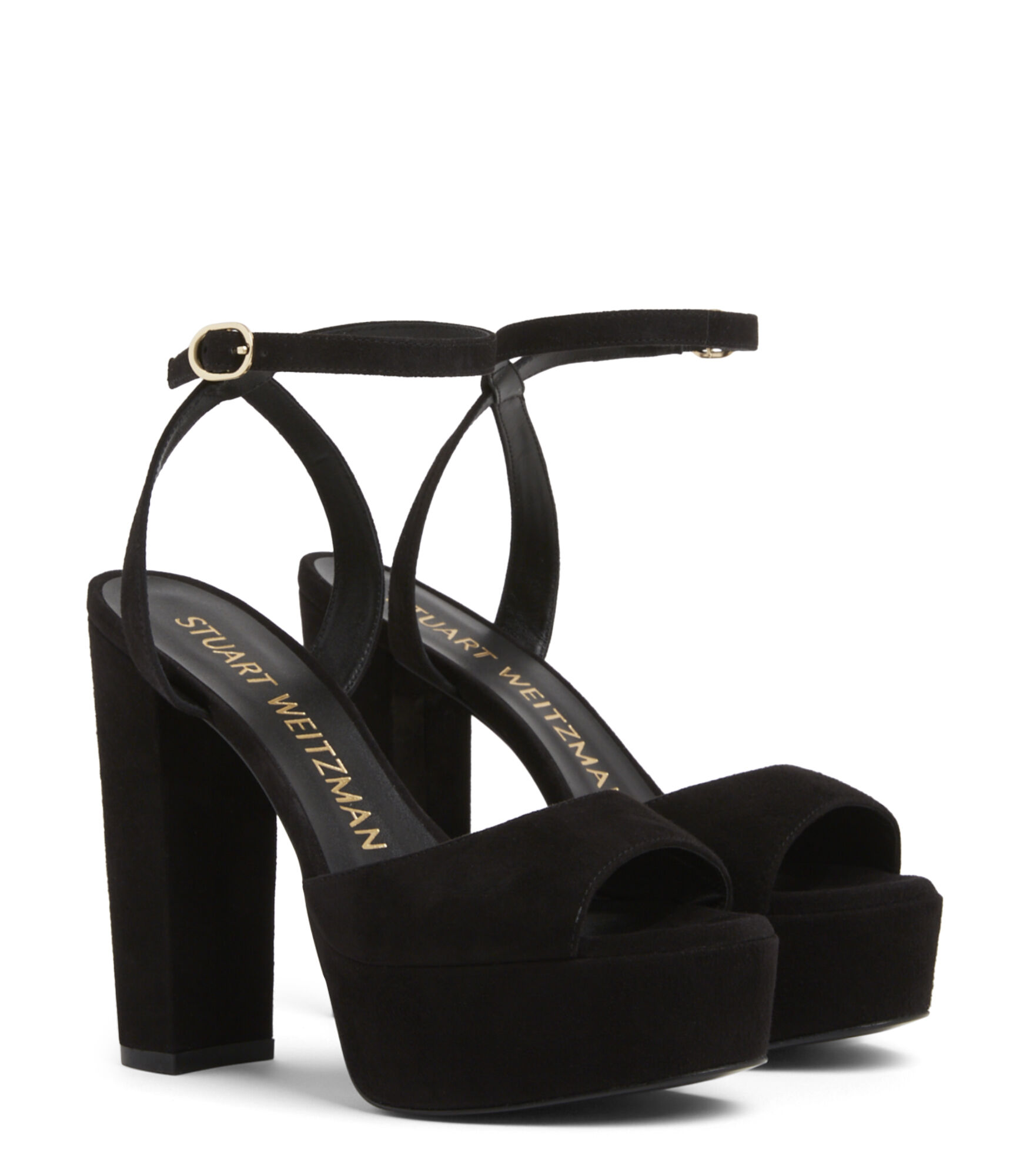 RYDER II PLATFORM SANDAL in BLACK for Women Stuart Weitzman UK