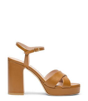 Stuart Weitzman DAYNA PLATFORM SANDAL BOHO TAN SJ012SMOYVY