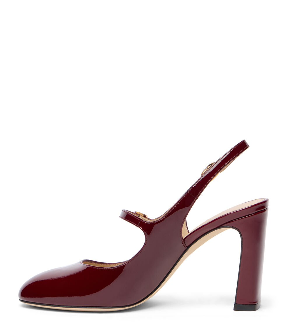 Stuart Weitzman BABETTE MARY JANE SLINGBACK 85 ROSEWOOD SM469PATN4E