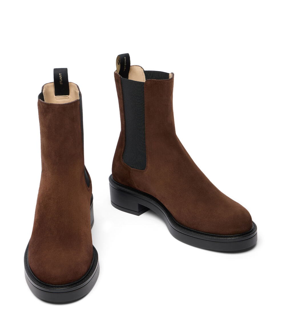 Stuart Weitzman CELIA CHELSEA BOOTIE WALNUT SM394SPDWAL