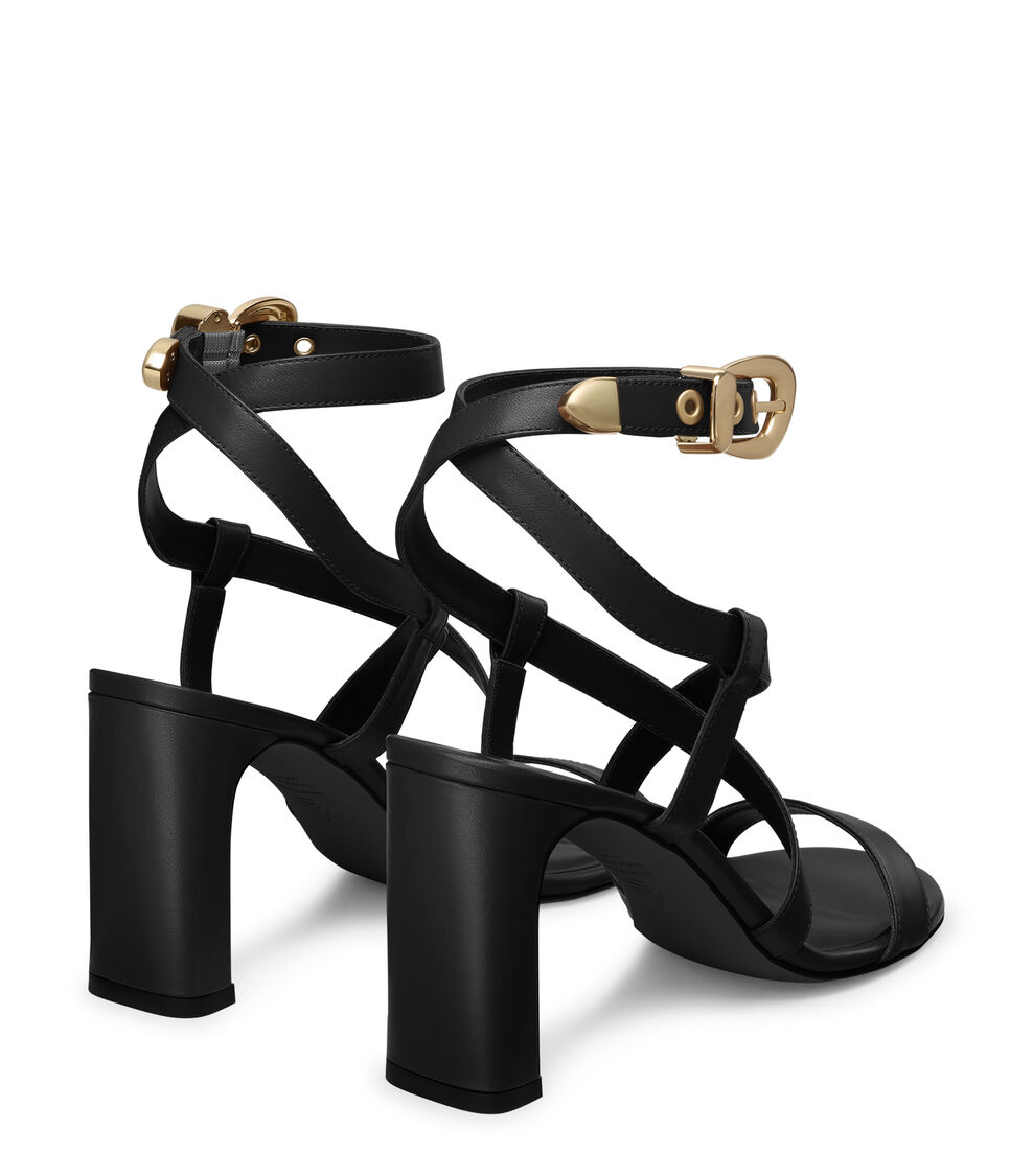 Stuart Weitzman MAVEN BLOCK 85 BLACK SL365SMOBLK