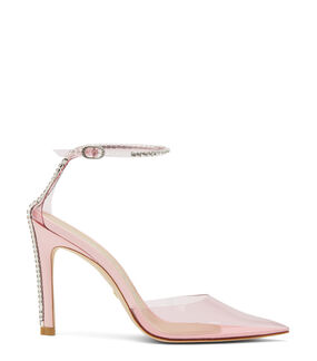 Stuart Weitzman GLAM 100 STRAP PUMP ROSE SC002PVRUKL