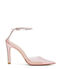 Stuart Weitzman STUART GLAM 100 STRAP PUMP PINK SC002PVRUKL