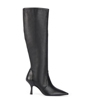 Stuart Weitzman NAOMI 75 STRETCH BOOT BLACK SJ739SRLBLK