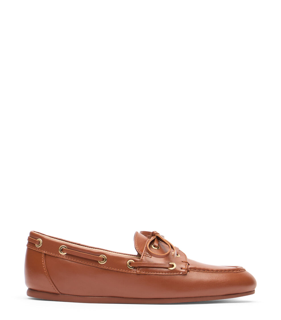 Stuart Weitzman TINSLEY MOCCASIN LUXE SADDLE SK692SMOXW6