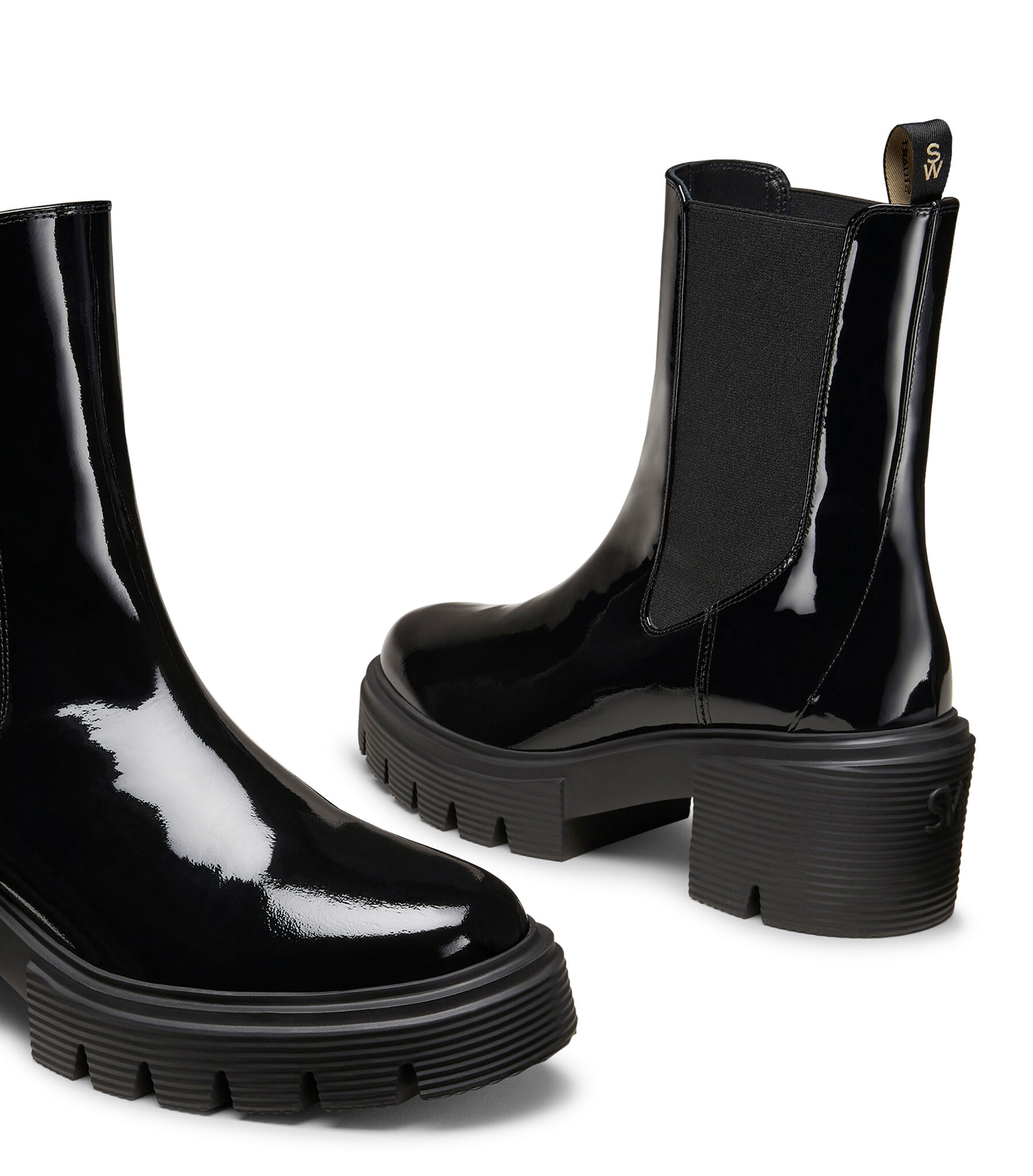 Women's patent chelsea boots uk best sale