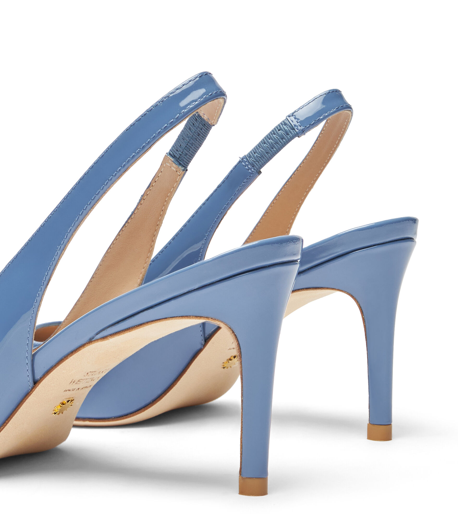 Blue slingback pumps deals