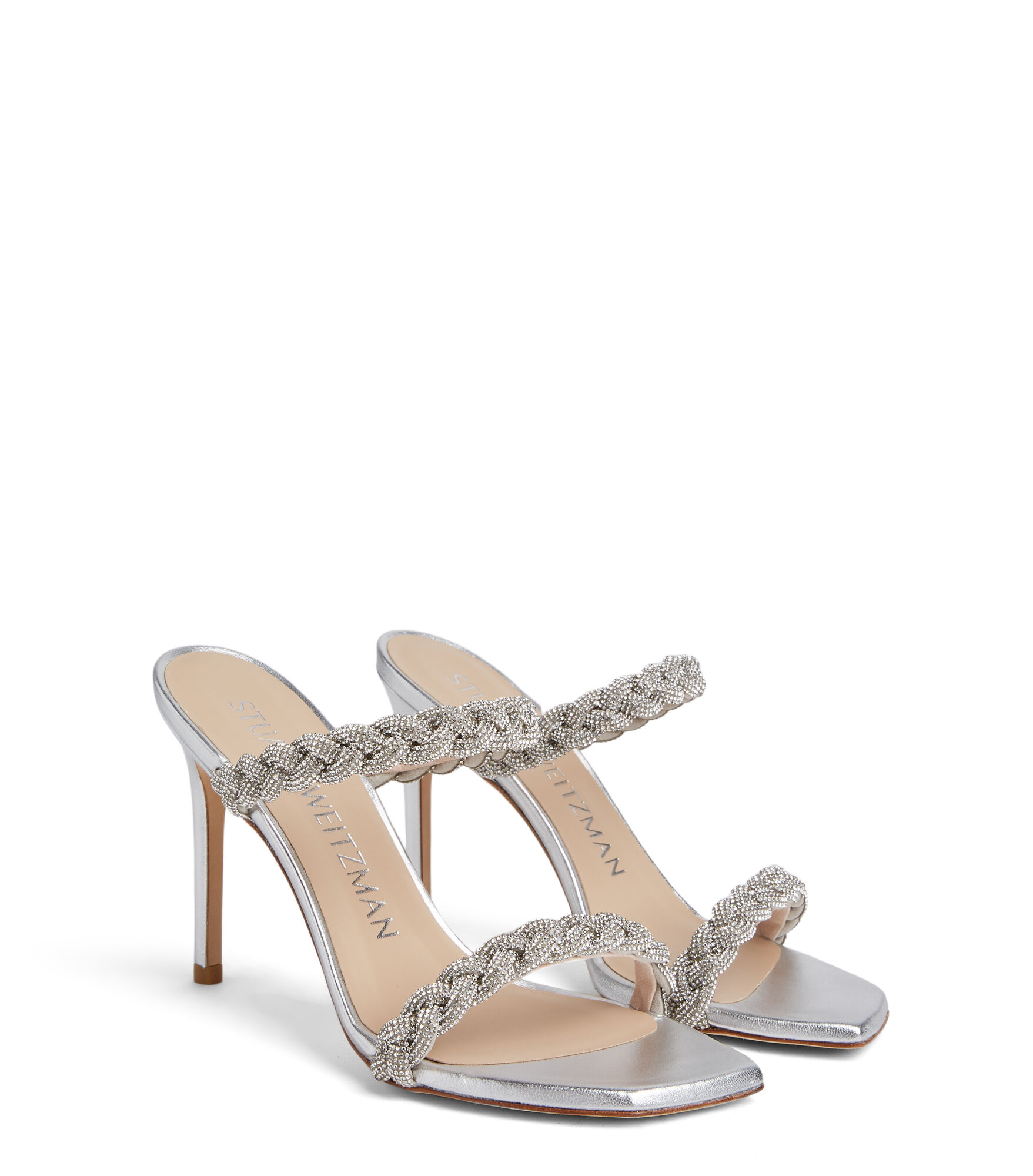 Stuart weitzman new arrivals silver sandals