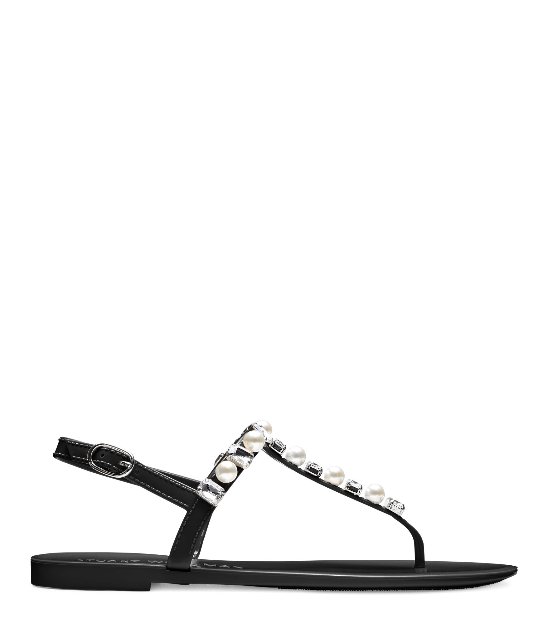 GOLDIE CRYSTAL JELLY in BLACK for Women Stuart Weitzman