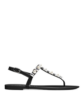 Stuart Weitzman GOLDIE CRYSTAL JELLY BLACK SA090SEMBLK
