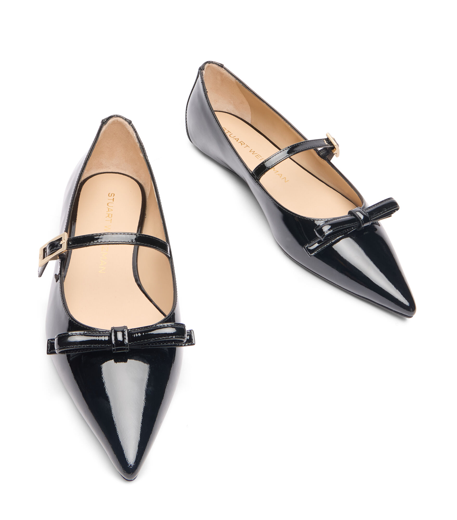 STUART FELICITY MARY JANE FLAT in BLACK for Women | Stuart