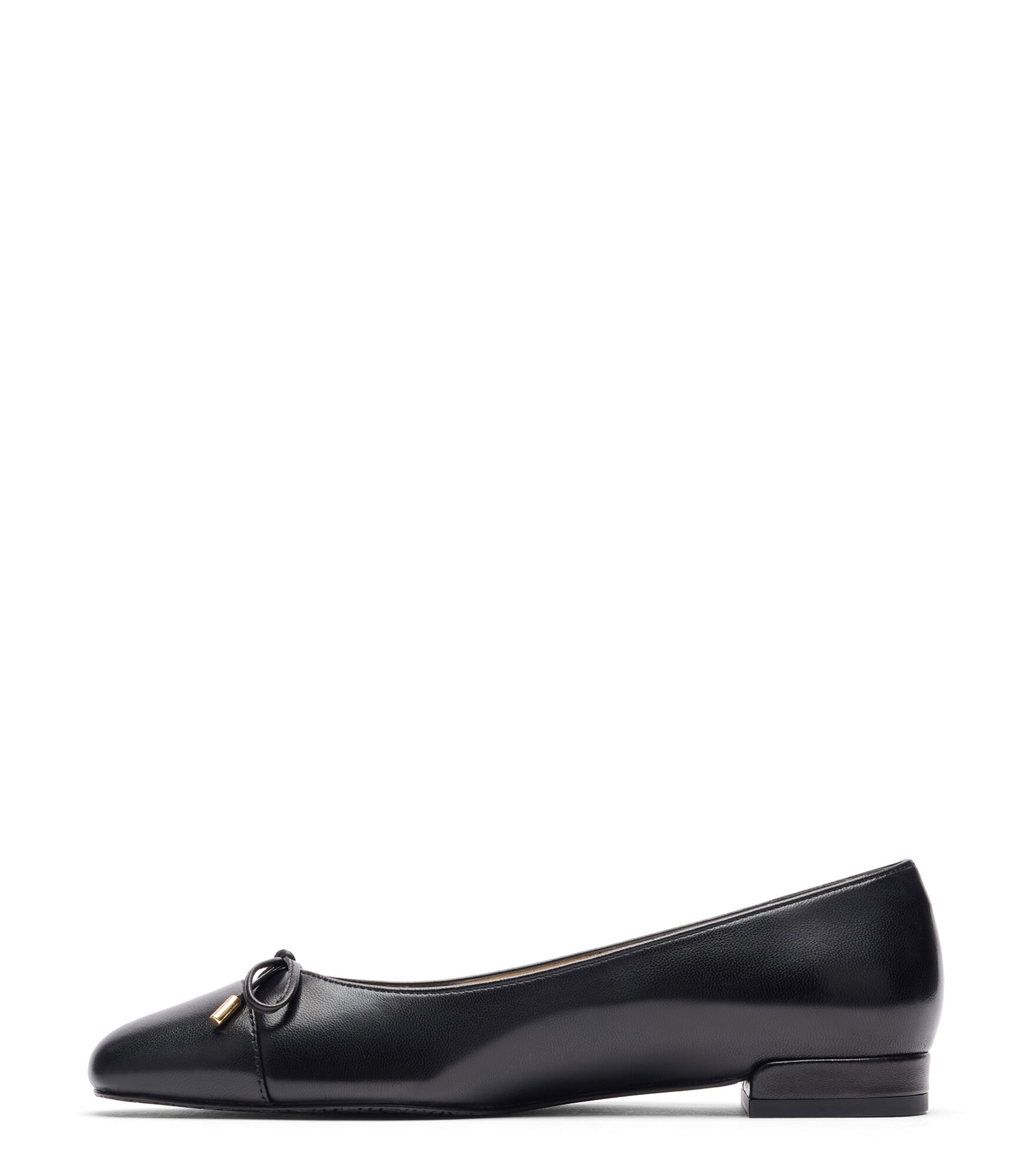 BONT プロスター　ナイロンプレート　初心者　Black Suede SLEEK BOW FLAT in BLACK for Women | Stuart Weitzman®