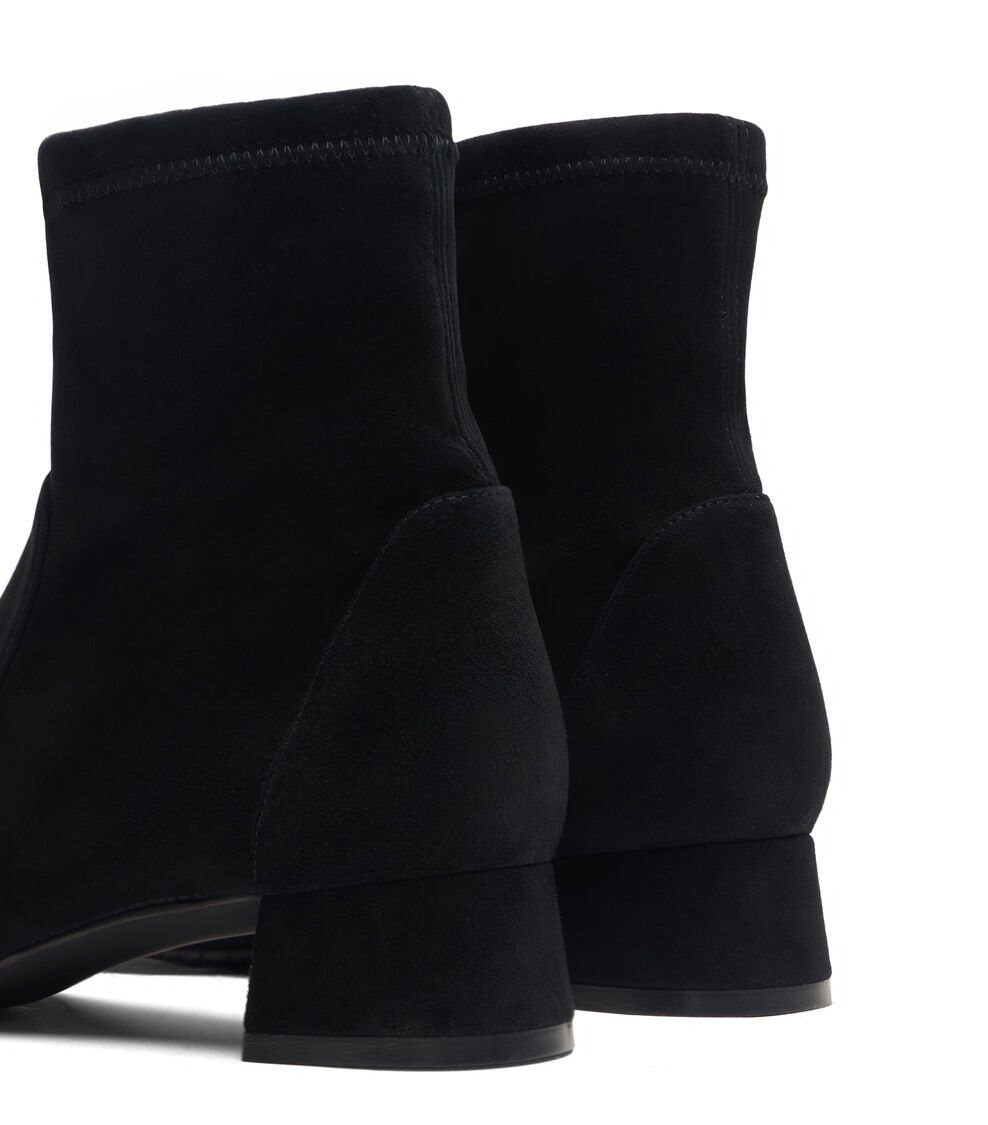 Stuart Weitzman GRACE SOCK BOOTIE BLACK SI850SUSBLK