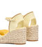 Stuart Weitzman MIRELA II ESPADRILLE WEDGE LEMON CHIFFON/NATURAL SK887CNAXWG