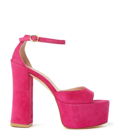 Sandali Donna Tacco Blocco 5cm Con Cinturino Alla Caviglia | Punta Aperta Stile Schiava | Scarpe Festa E Cerimonia | Numeri Dal 31 Al 52