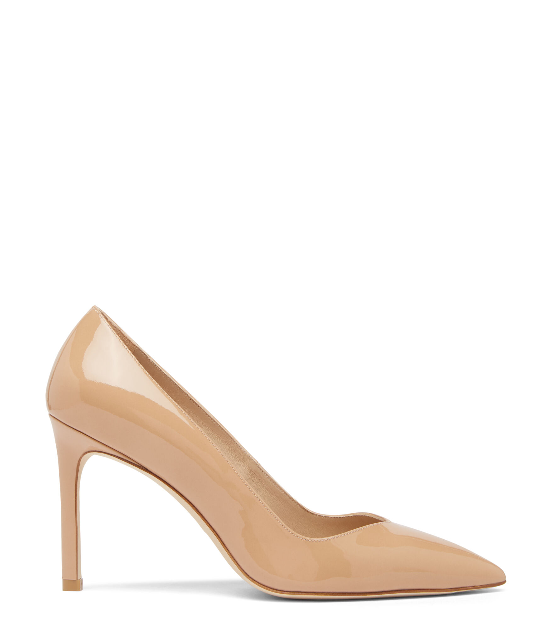 Escarpins store daim beige