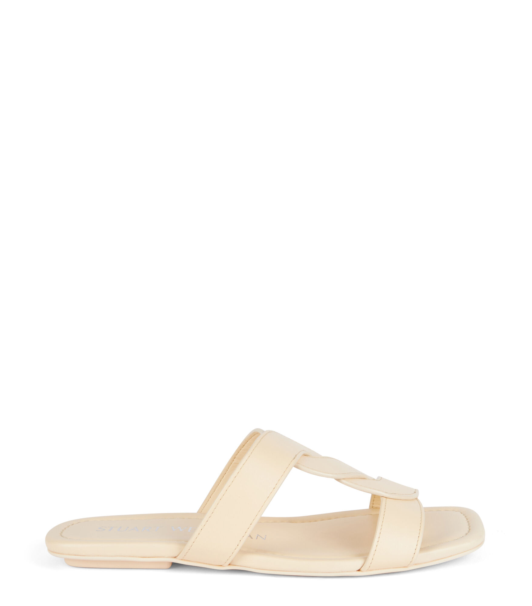 IBIZA SLIDE, Last chance, ALBÂTRE, CUIR DE VEAU LISSE - Stuart Weitzman - Modalova