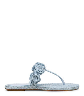 Stuart Weitzman MAGNOLIA T-STRAP SLIDE CIELO SK791WOFWUZ