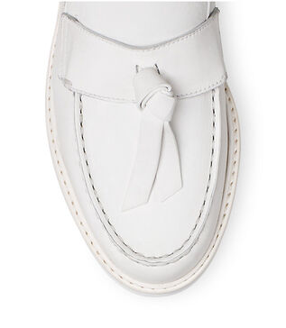 White tassel loafers womens shop
