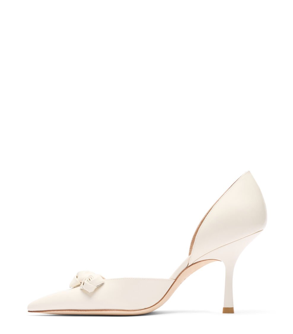 Stuart Weitzman ROSIE 85 DORSAY PUMP Stuart Weitzman ROSIE 85 DORSAY PUMP CRÈME SK169DRZCRM
