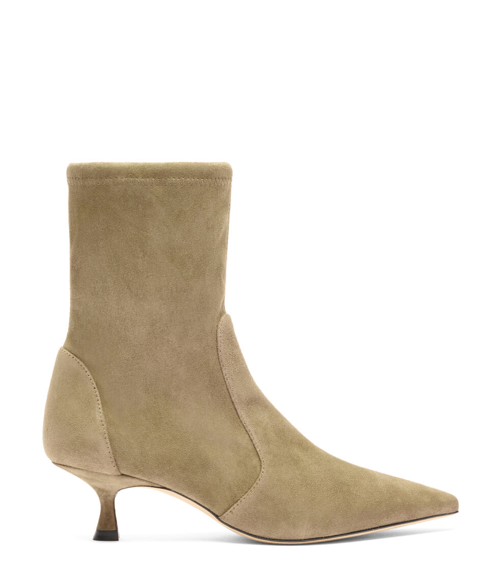 Stuart Weitzman NAOMI 50 BOOTIE SMOKEY TAUPE SJ403SUSY6R