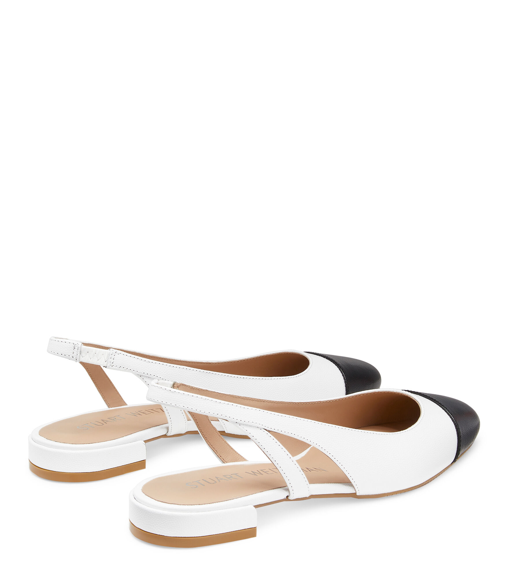White slingbacks top