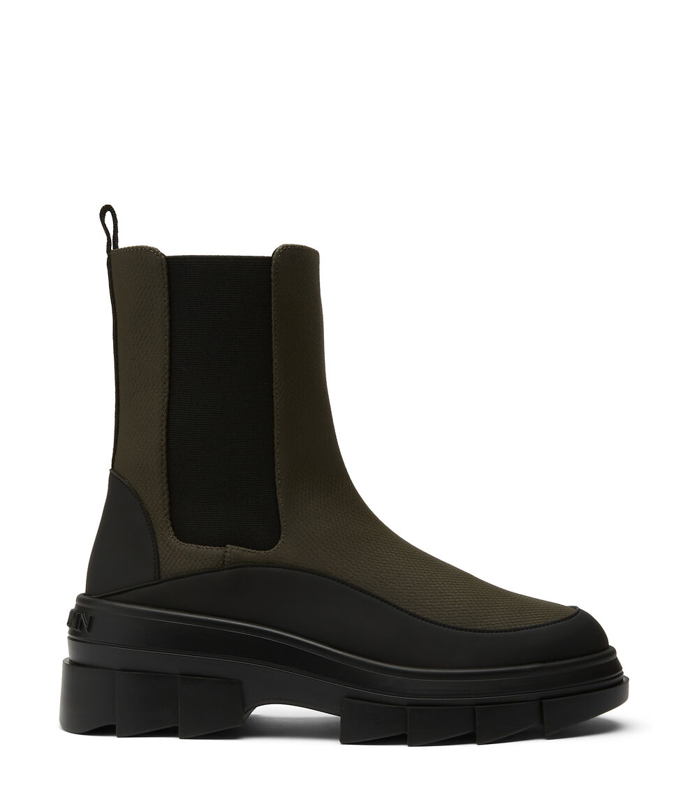 Stuart Weitzman NOHO CHELSEA BOOTIE MILITARY SB792RUEUX4