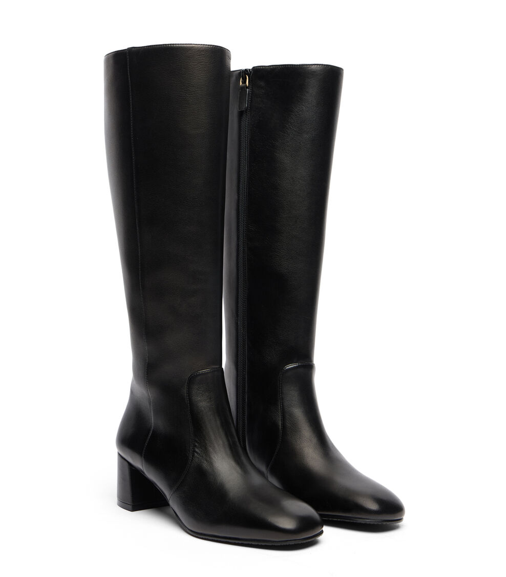 Stuart Weitzman MAEVE ZIP BOOT BLACK SM441DSNBLK