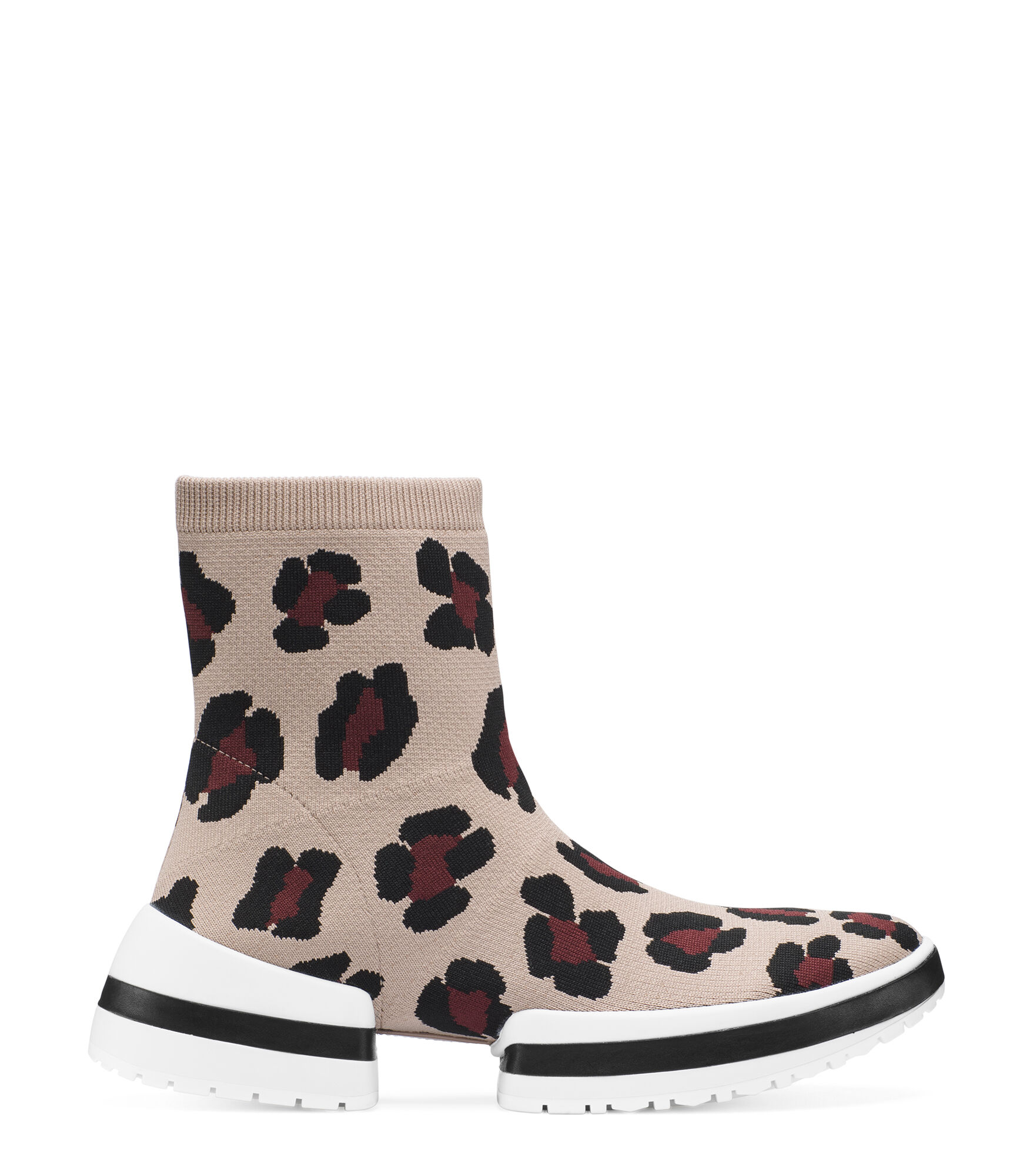 leopard sock booties