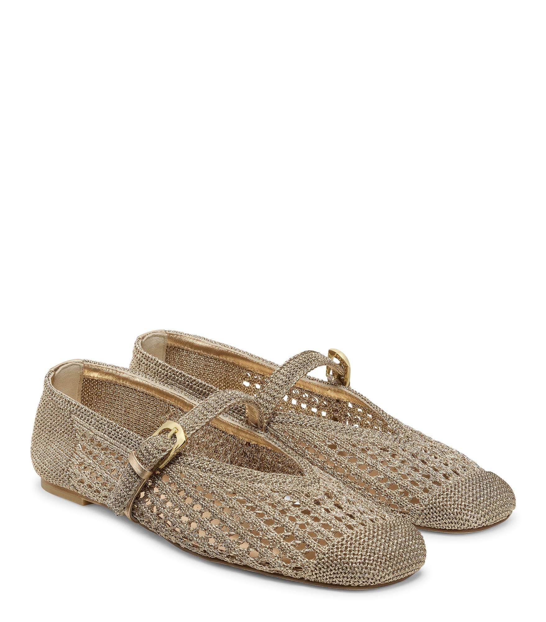 LEORA MARY JANE in LIGHT GOLD for Women | Stuart Weitzman®