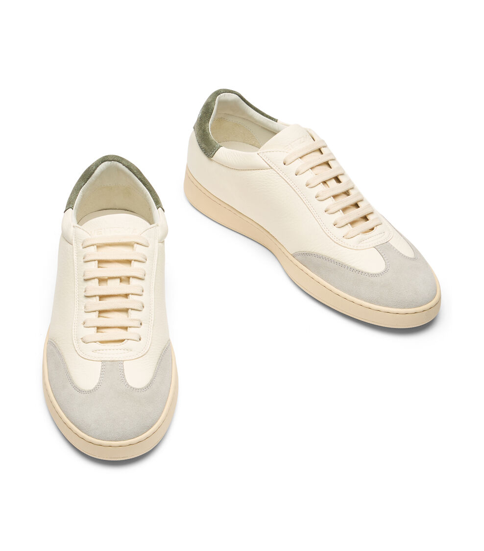 Stuart Weitzman BANNER WHITE BIANCO/OATMEAL/SAGE SK563CEVXSX