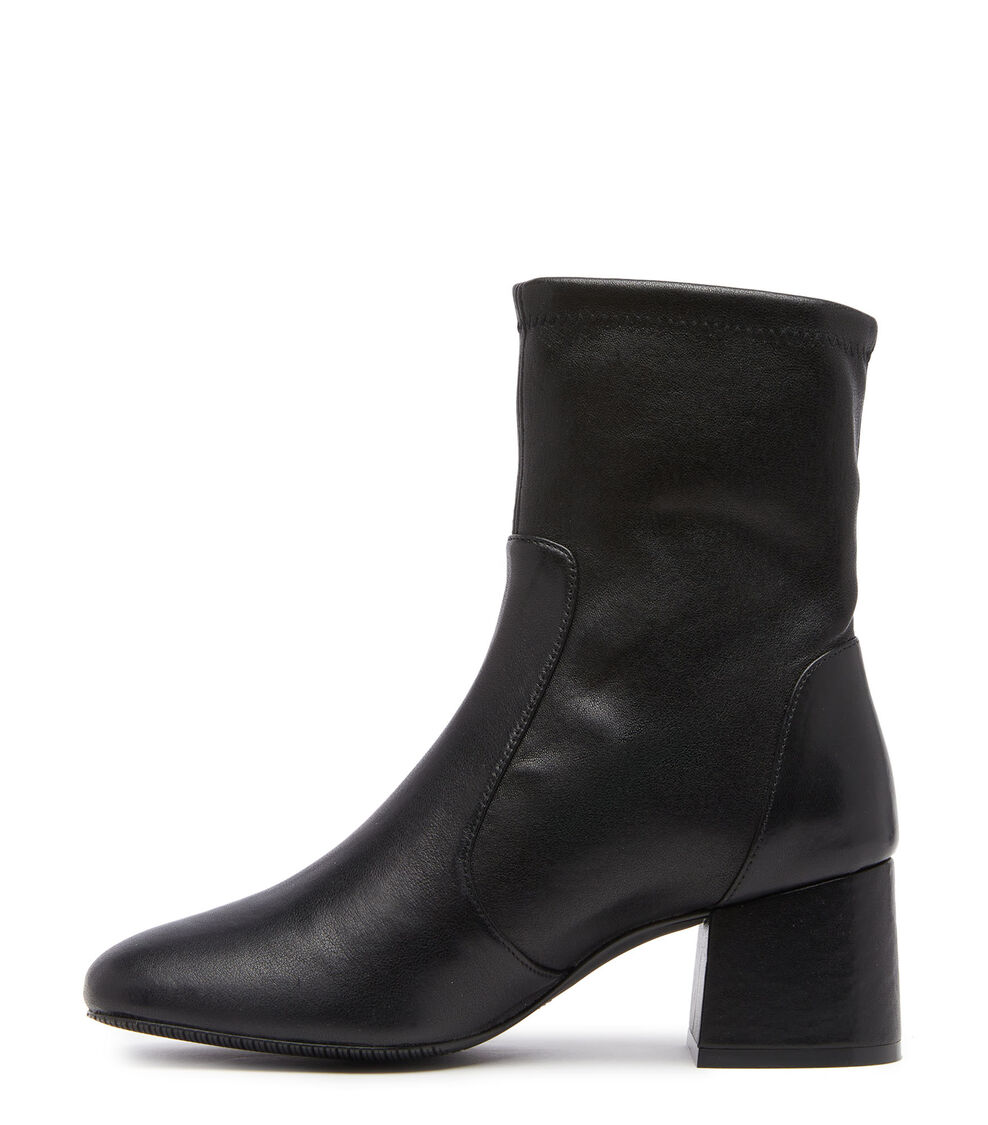 Stuart Weitzman SLEEK 60 SOCK BOOTIE NOIR SC669SRLBLK