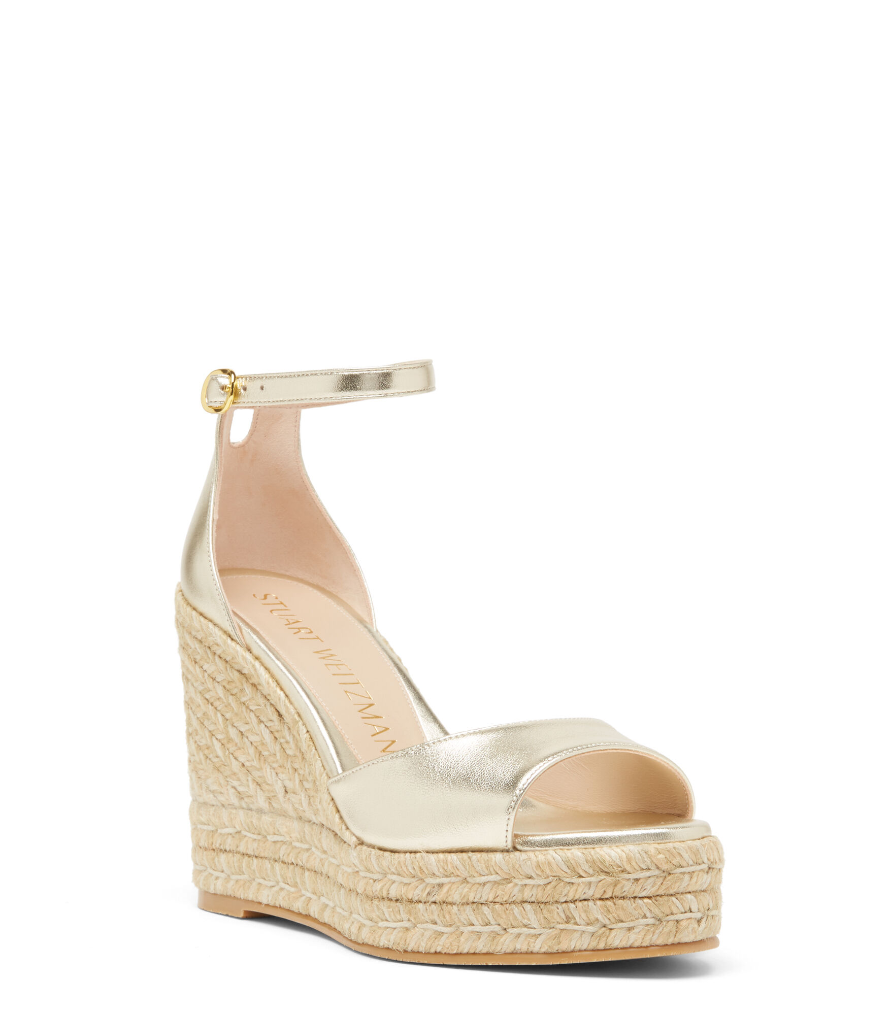NUDISTCURVE ESPADRILLA WEDGE in PLATINO for Women Stuart