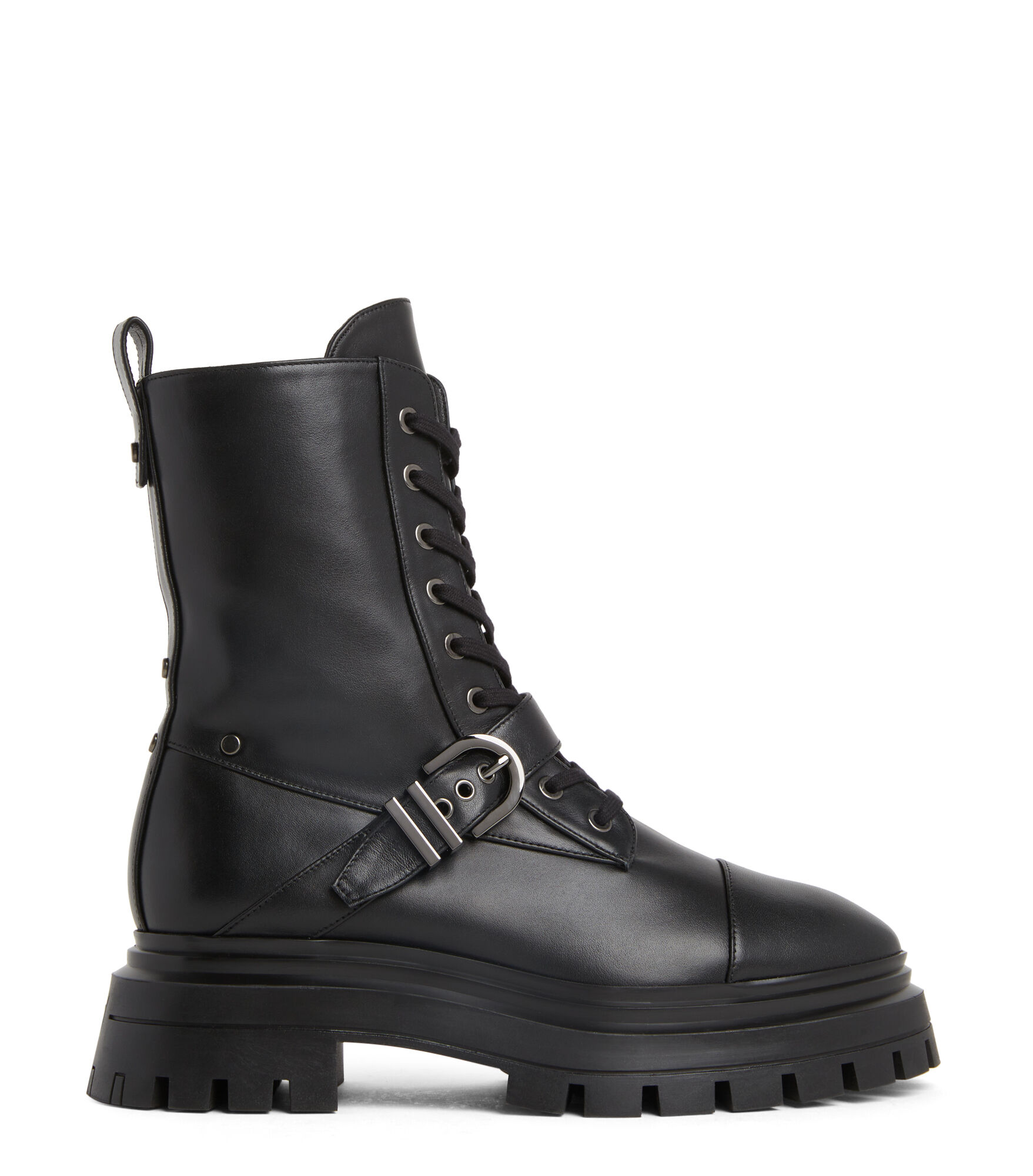 Stuart Weitzman, MAVERICK BEDFORD BOOTIE, Last chance, BLACK, SMOOTH CALF