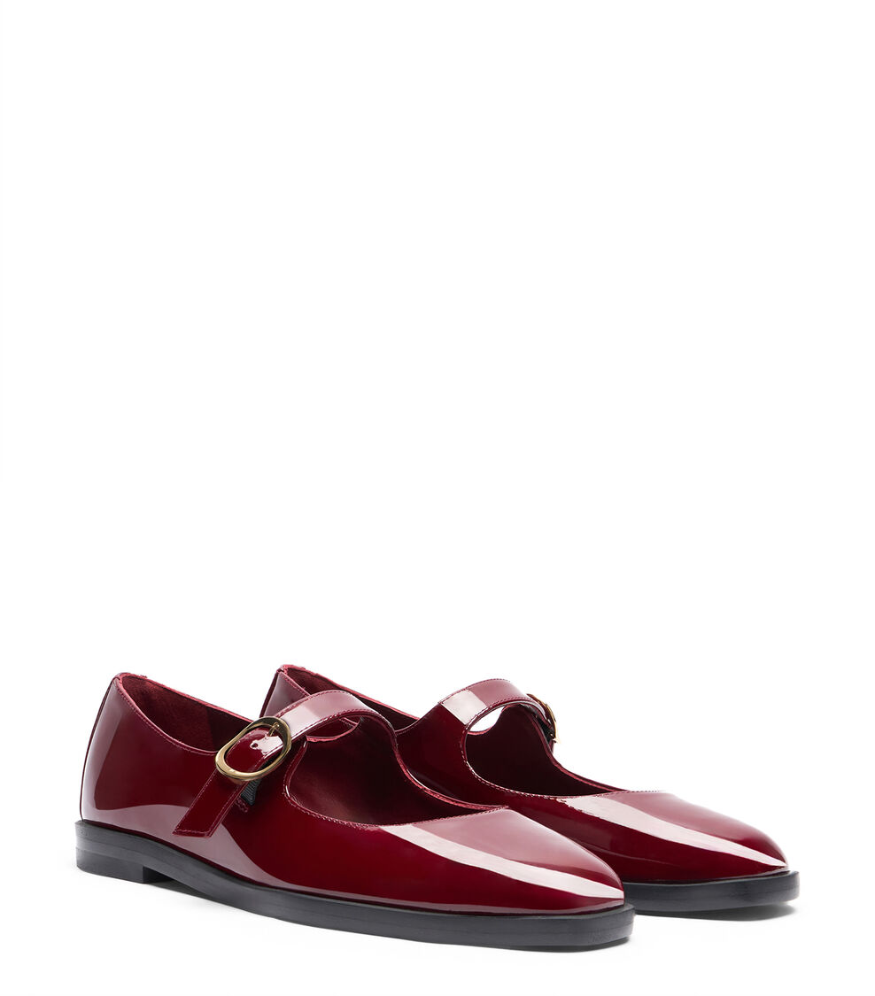 Stuart Weitzman LORALEI MARY JANE ROSEWOOD SJ425PATN4E
