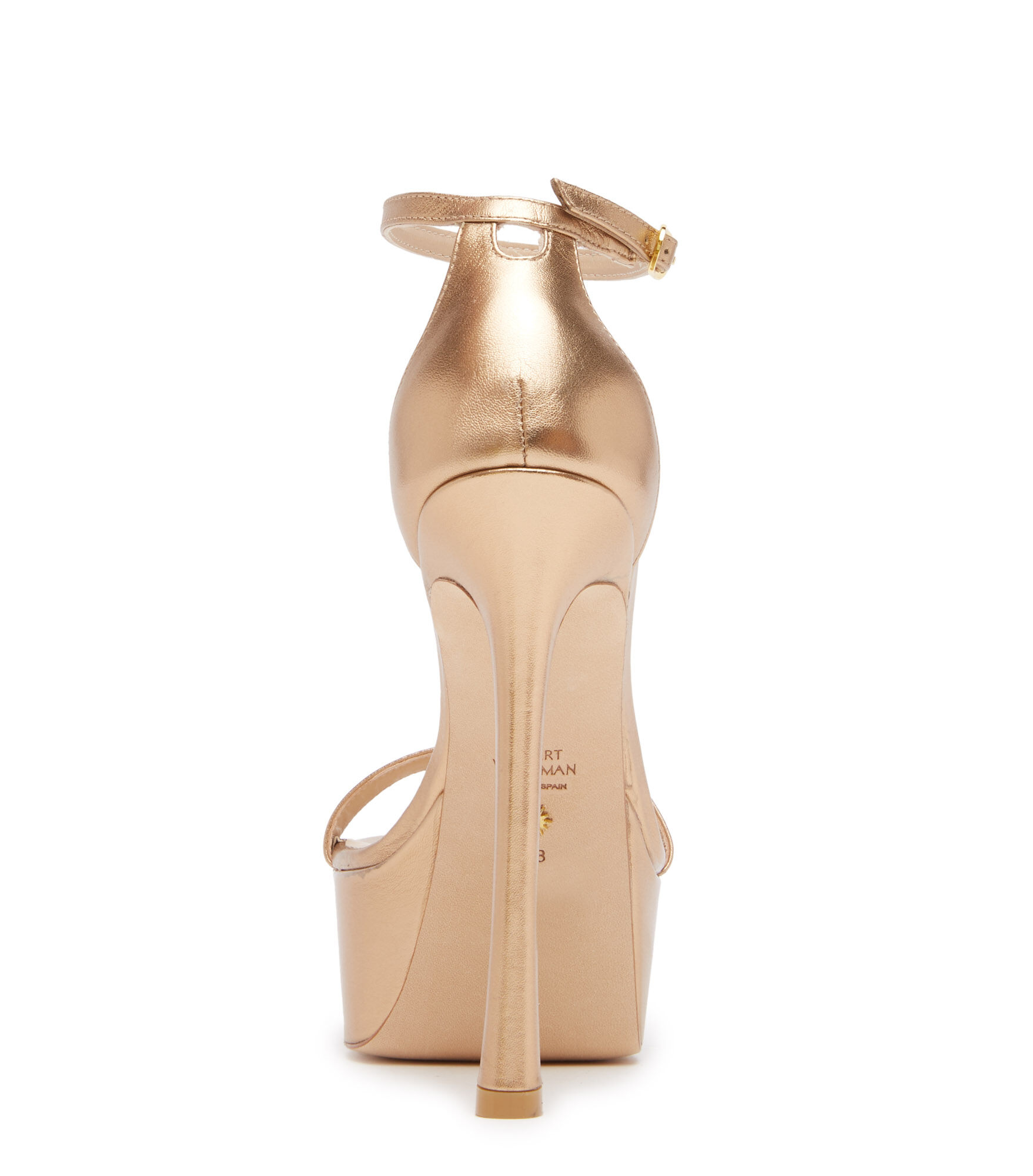Stuart weitzman gold best sale heels