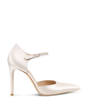 Stuart Weitzman KENSINGTON PUMP 100 CREAM SN111SANCRM