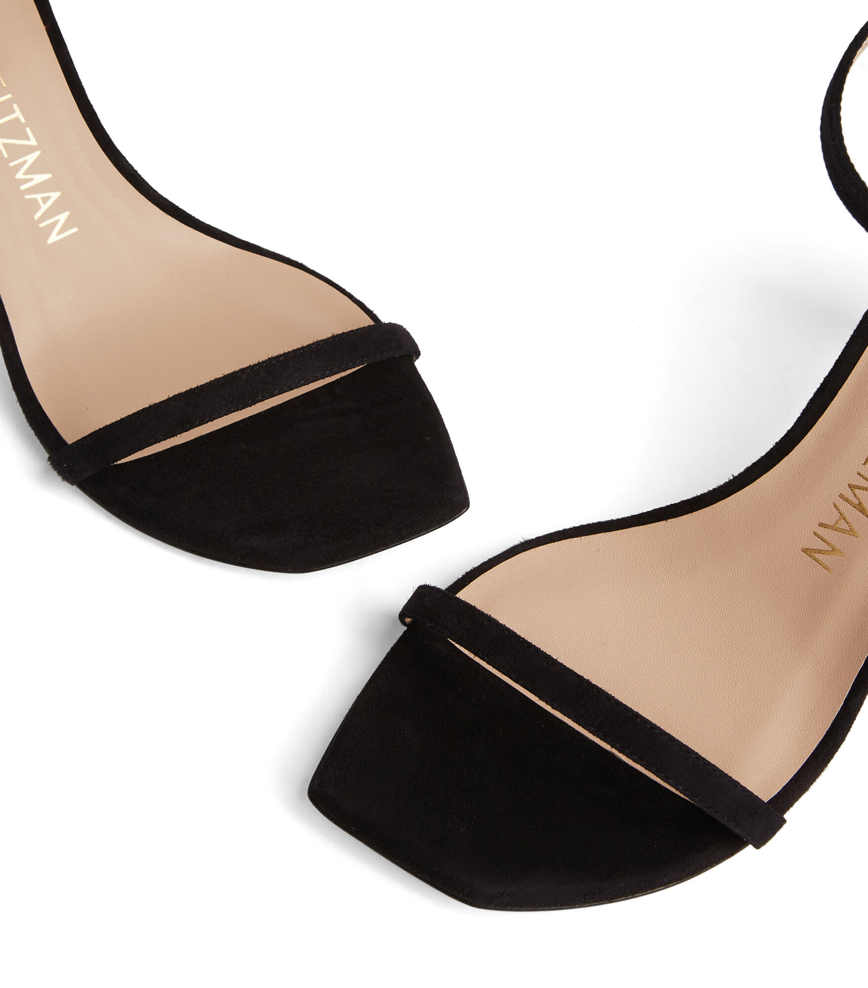 NUDISTCURVE 75 SANDAL in BLACK for Women Stuart Weitzman