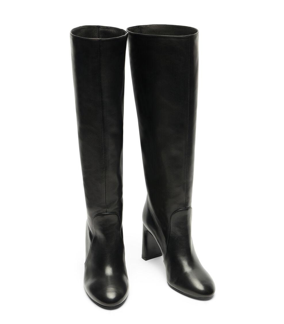 Stuart Weitzman BABETTE TUBO BOOT 85 BLACK SL545DSNBLK