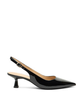 Stuart Weitzman STUART SCULPT SLINGBACK 50 BLACK SL440PATBLK