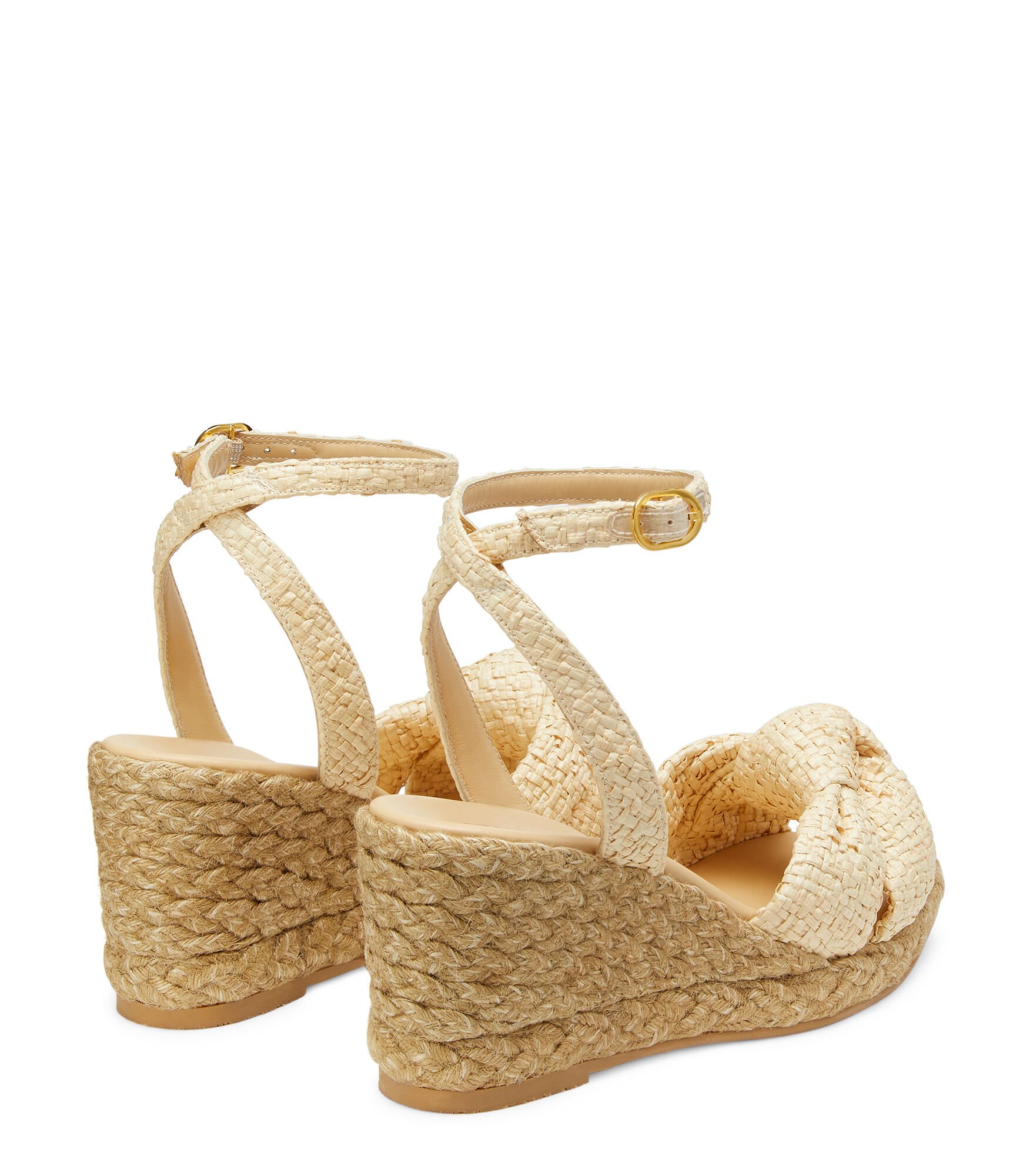 PLAYA ESPADRILLE KNOT WEDGE in WHEAT for Women Stuart Weitzman
