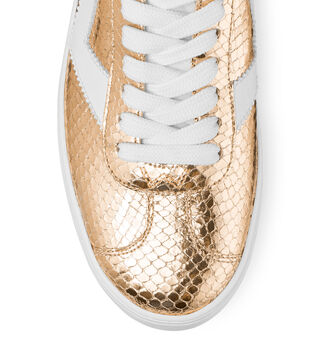 Stuart weitzman store gold sneakers